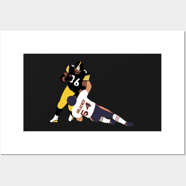 Bettis Urlacher Wall Art by sofjac